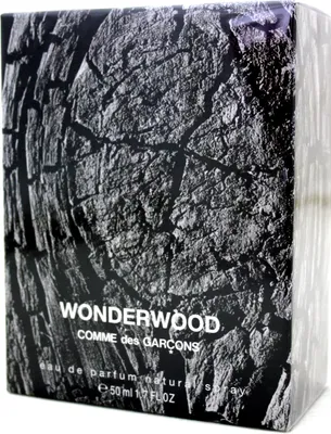 A product box with a textured, dark background and white text.