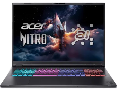 Produktbild von Acer Nitro 18 AI AMD AN18-61-R31H, AMD Ryzen AI 7 PRO, 3,5 GHz, 45,7 cm (18"), 1920 x 1200 Pixel, 16 GB, 1 TB