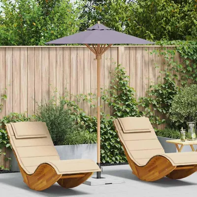 Obrázok produktu pre Best Möbel Záhradný slnečník tmavosivý 150 x 150 x 210 cm Bambus - slnečníky Cloris New8065852 1balík