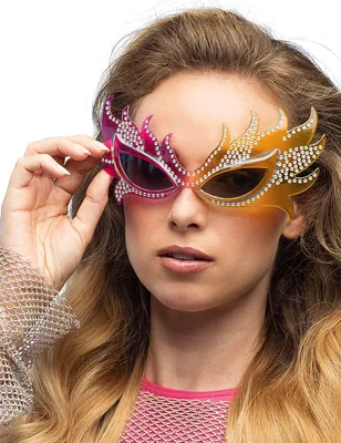 Produktbild von Boland 602699, Karnevalskostüm-Brille, Erwachsener, Uni, Polycarbonat (PC), Acryl, Mehrfarbig, 41 g
