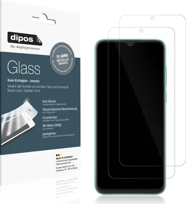 Produktbild von 1x Schutzfolie für Blackview A55 Pro - Anti-Shock 9H Folie dipos Glass Kunststoffglas