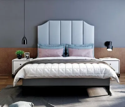 Produktbild von Bett Polster Design Luxus Doppel Hotel Betten Schlaf Zimmer Leder 180x200cm Neu