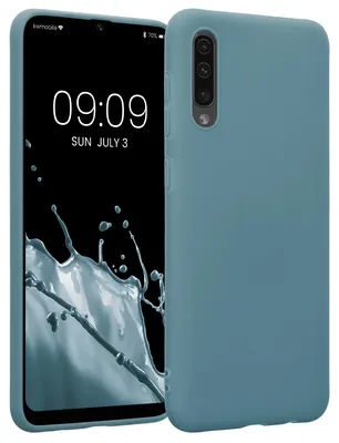 Produktbild von kwmobile Handyhülle für Samsung Galaxy A50 Hülle - TPU Case - Kabelloses Laden - Schutzhülle Cover in Arctic Night