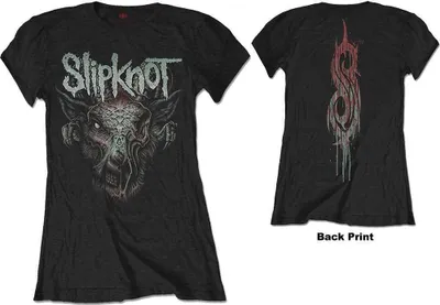 Zdjęcie produktu dla Slipknot - koszulka damska w rozmiarze XX z zakażoną kozą - czarny
