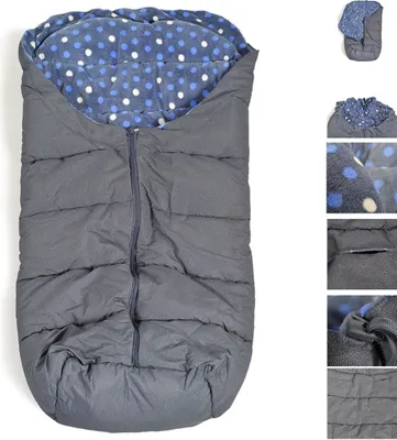 Produktbild von Cangaroo Fußsack Kinderwagen Cuddle Denim 108096