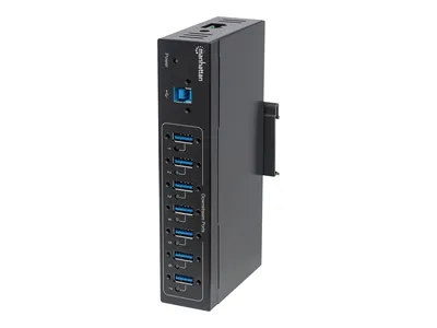 Produktbild von MANHATTAN 7-Port USB3.0 Hub Industrieanwendungen