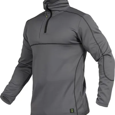 Produktbild von Langarm-Shirt grau/schwarz Gr.XL