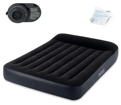 Produktbild von Intex DuraBeam Pillow Rest Classic, Doppelmatratze, Rechteck, Innen & Außen, Integrierte Luftpumpe