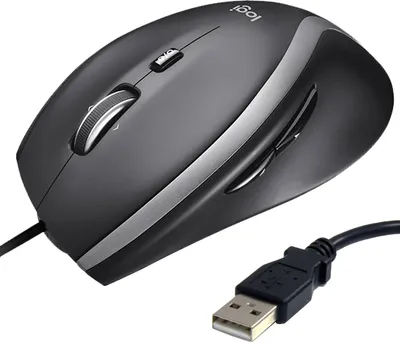 Produktbild von Logitech USB Mouse M500s black retail