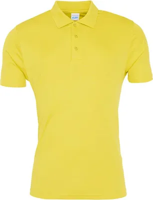 Produktbild von Just Cool JC021 | Herren Cool Smooth Polo / UV-Schutzfaktor 30+ - Farbe: Sun Yellow - Größe: M