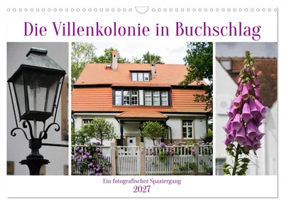 Produktbild von Die Villenkolonie in Buchschlag (Wandkalender 2027 DIN A3 quer), CALVENDO Monatskalender