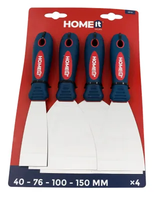 Immagine prodotto di Set di raschietti HOME It® con raschietti in acciaio inox da 40-76-100-150 mm