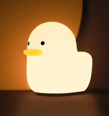 Produktbild von Nachtlicht Silikon Led Enten Nachtlicht Dimmbar,mit Touch Sensor