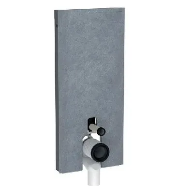 Zdjęcie produktu dla Geberit Monolith - Moduł sanitarny do toalety stojącej, 114 cm, dolny dopływ wody, wygląd łupka 131.033.00.5