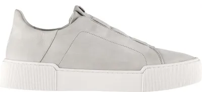 Produktbild von Högl Sneaker aus Leder mit Plateausohle, Elastikeinsatz und herausnehmbarer Lederinnensohle