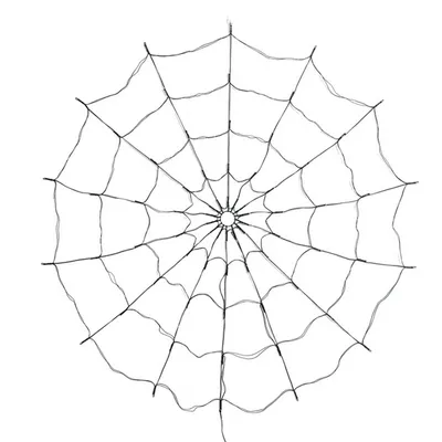 Obrázek produktu pro Spider Web 70 vedl umělé Halloween světla fialová