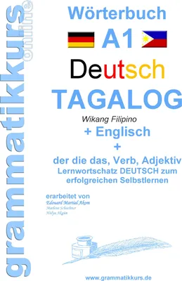Produktbild von Wörterbuch Deutsch - Tagalog - Englisch A1