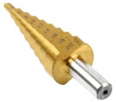 Produktbild von Falon-Tech Stufenbohrer 4-20 mm HSS Titan Kegelbohrer