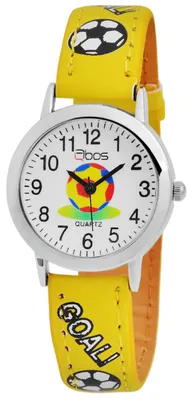 Produktbild von QBOS Kinderuhr mit Kunstlederionsarmband