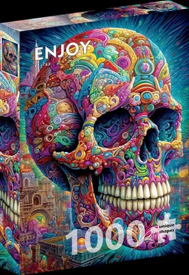 Immagine prodotto di Puzzle 1000 pezzi Enjoy – Teschio Bizzarro