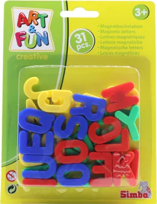 Produktbild von Magnetka - 31 velkých písmen - magnetická písmena - magnetické dopisy