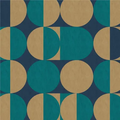 Produktbild von Fototapete 364033 Vliestapete Retro Vintage 265 x 265 cm Rasch Selection Blau