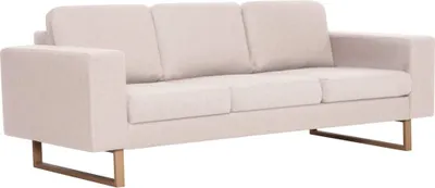 Produktbild von dkd-home-decor 3-Sitzer-Sofa Stoff Creme 200 x 82 x 75 cm