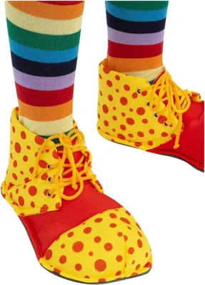 Image de Smiffys - Enfants clowns - Couvre-bottes SM1983 (Taille unique) (Jaune/Rouge)