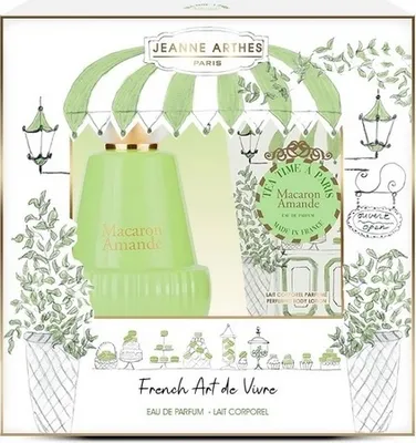 Zdjęcie produktu dla Jeanne Arthes, Geschenset Tea Time in Paris Macaron Amande