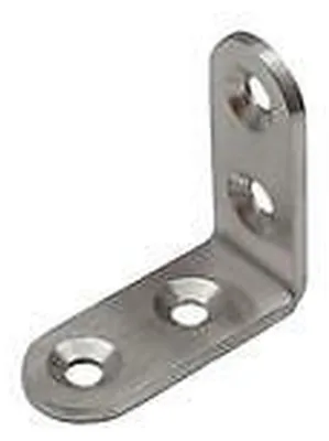 Produktbild von Edelstahl Winkelverbinder Lochwinkel Verbinder Holzverbinder Halter 4-04 40x40x17mm (2,8mm) 1 Stück