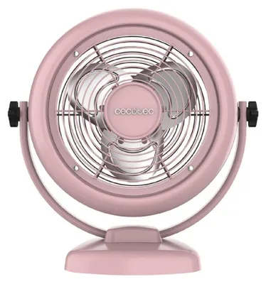 Produktbild von Cecotec EnergySilence 800 RetroDesk, Haushalts-Lamellenlüfter, Pink, Tisch, 20,3 cm, 20 W