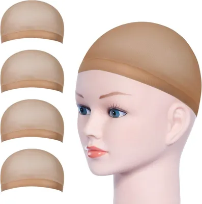 Produktbild von Perücke Kappen Caps Nylon, Elastische Haarnetz,20 hautfarbene