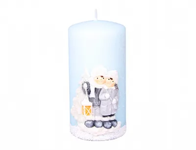 Image de Bougie WINTER FAIRY WALK Bougie de Noël d7x14cm