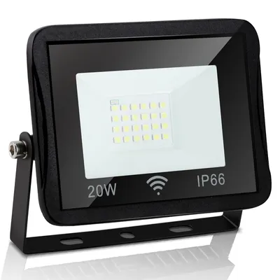 Produktbild von Lospitch 20W LED Strahler mit Bewegungsmelder Außenleuchten, 1700LM Außenstrahler 6000K Kaltweiß Superhell Scheinwerfer, IP66 Wasserdicht Fluter, Ideale Aussenleuchte für Haus Garten Garage Hotel Innenhöfe