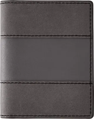 Produktbild von FOSSIL Leder Kartenetui Everett Card Case Bifold Lead Gray grau