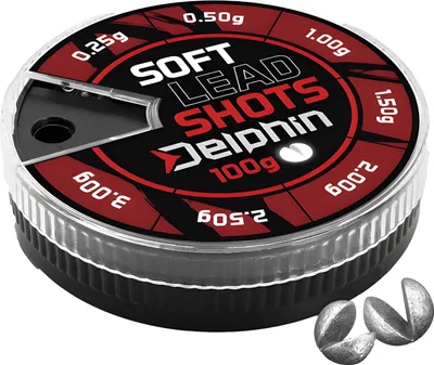 Produktbild von Delphin Softblei Schrotblei-Dose 100g 0,1-2,5g