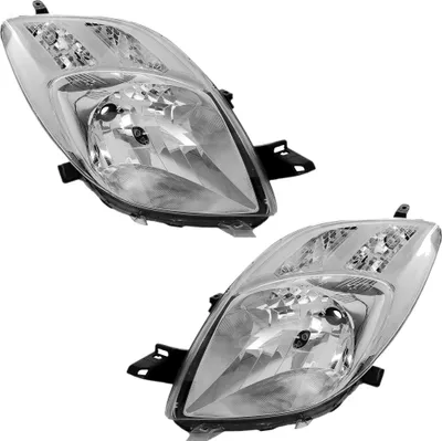 Produktbild von TYC Scheinwerfer Set für Toyota Yaris P9 8/2005-1/2009 H4 Halogen LWR Stellmotor