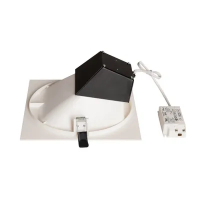 Produktbild von SLV LED Deckeneinbauleuchte VERLUX Weiß eckig 21,5cm 15W 1370lm warmweiß 3000K dimmbar