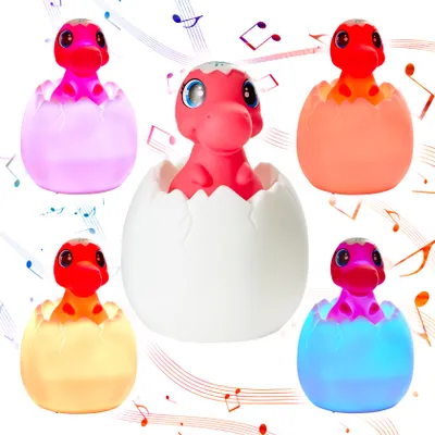 Produktbild von LED Akku Kindernachtlicht mit Fernbedienung Timerfunktion Musik Farbwechsel