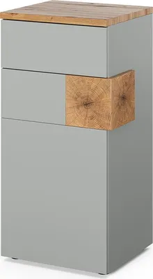 Produktbild von Midischrank Vicco Eden Grau 40 x 84 cm, Model 59748