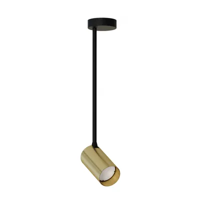 Immagine prodotto di Faretto spot MONO nero-ottone 1xGU10x10W in metallo, dimensioni: 41x7x7 cm, IP20, Nowodvorski Lighting