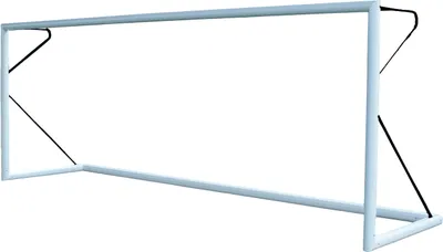 Obrázek produktu pro Fotbalová branka 3 x 1 m - přenosná - hliníková Ø80 mm - černá
