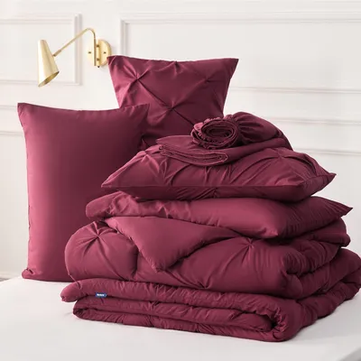 Produktbild von ANTCOOL Bettwäsche 1 Bettbezug 200x200 cm, Kissenbezug 80x80 cm 2-teiliger Bettbezug 100% Baumwolle mit Reißverschluss