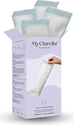 Produktbild von MyClarella Wochenbett-Kühlbinden 4er-Pack