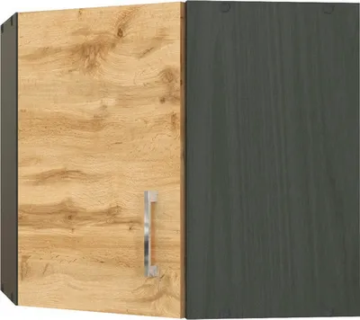 Produktbild von Held Möbel Eckhängeschrank Sorrento BxTxH 60 x 60 x 57 cm eiche hell matt zerlegt Anschlag reversibel 372.6273