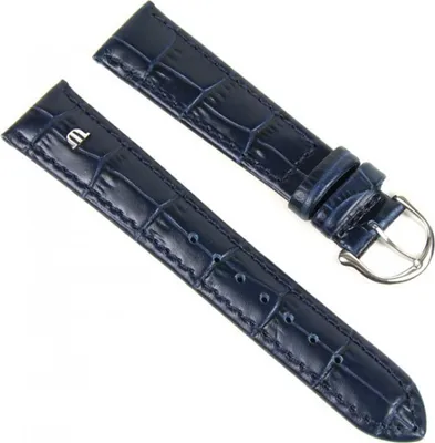 Produktbild von Maurice Lacroix Band 19mm | Kalbsleder-Louisiana-Optik, blau 18926S