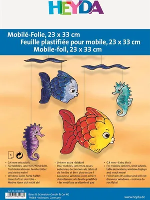 Produktbild von HEYDA 204880996 Mobiléfolie 23 x 33 cm klar/transparent