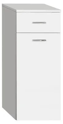 Produktbild von Aqualine ZOJA/KERAMIA FRESH Unterschrank mit Wäschekorb 35x78x29cm, weiß