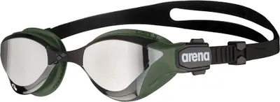 Zdjęcie produktu dla Arena Gogle do pływania Gogle wyścigowe Gogle do zawodów Gogle Cobra Tri Swipe Mirror, Kolor:Wielokolorowy, Pozycja:-560 srebrny / army - Outdoor