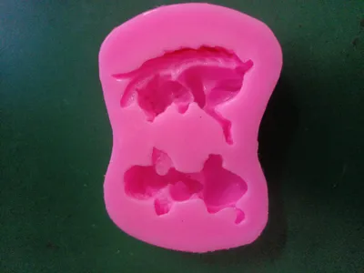 Image de Moule à Gâteau Ange en Silicone Moule à Glaçage Fondant Moule à Gâteau de Mariage Décoration
